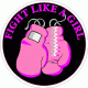 Fight Like A Girl Breast Cancer Decal