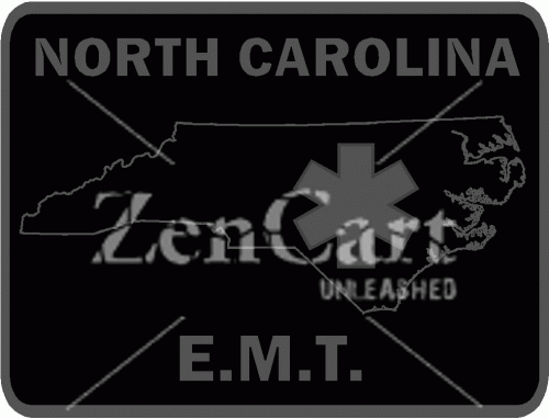 North Carolina EMT Subdued Decal