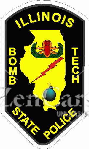 Illinois State Police Bomb Tech Decal
