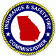 Georgia Insurance and Safety Fire Commissioner Decal