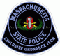 Massachusetts State Police Explosive Ordnance Tech Decal