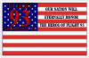 9-11 Flight 93 Shanksville, PA Flag Decal