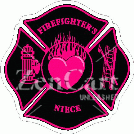 Firefighter\'s Niece Decal