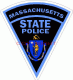 Massachusetts State Police Black & Blue Decal