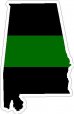 Thin Green Line State Decals