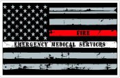 Thin Red & White Line Decals