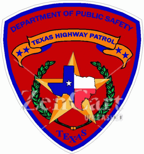 Texas Highway Patrol Decal