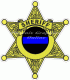 Sheriff Blue Line Decal