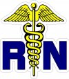 RN Registered Nurse Decals