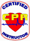 Certified CPR Instructor Decal