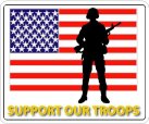 Military Support Decals