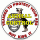 Animal Control Trained To Protect Your Ass Decal