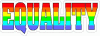 LGBT Equality Rainbow Decal