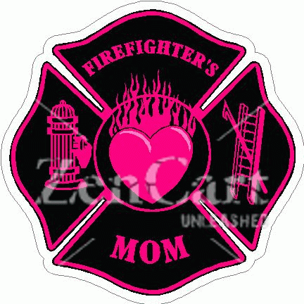 Firefighter\'s Mom Decal