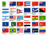 National / World Flag Decals