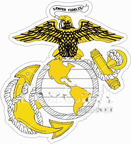 U.S. Marines Logo Decal