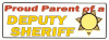 Proud Parent Of A Deputy Sheriff Decal