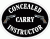 Concealed Carry Instructor Decal