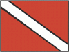 Dive Flag Decal