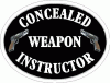 Concealed Weapon Instructor Decal