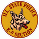 Illinois State Police K-9 Section Decal