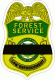 U.S. Forest Service Badge w/ Black Band Decal
