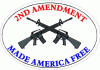 2nd Amendment Made America Free Decal