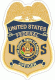 Federal Officer Badge Decal