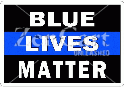 Thin Blue Line Blue Lives Matter Decal