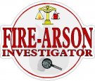 Arson / Fire Investigator Decals