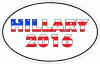 Hillary 2016 Flag Decal