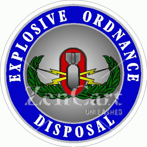 Explosive Ordnance Disposal Decal