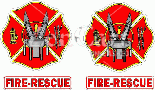 Fire-Rescue Decal Set
