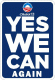 Obama 2012 Presidential Yes We Can Again Decal