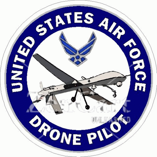 US Air Force Drone Pilot Decal