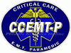 CCEMT-P Critical Care EMT Paramedic Decal