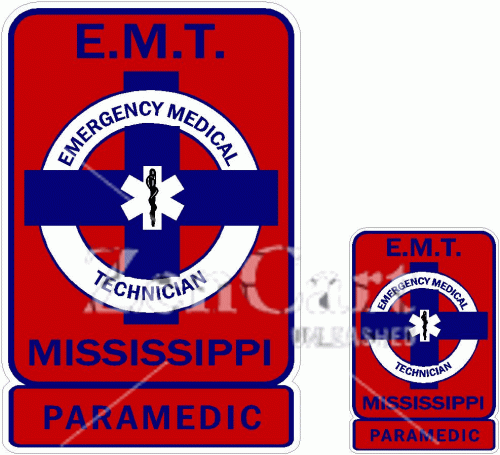 Mississippi EMT Paramedic Decal