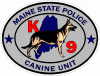 Maine State Police Canine K-9 Decal