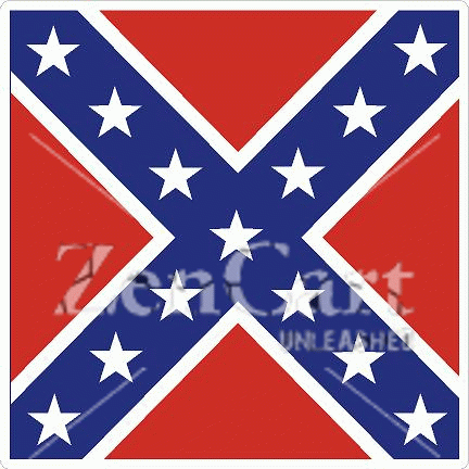 Confederate Battle Flag Decal