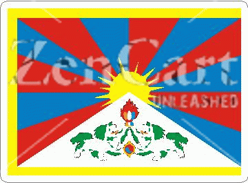 Tibet Flag Decal