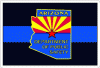 Thin Blue Line Arizona Dept. of Public Safety Decal