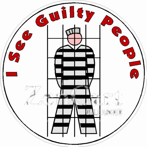 I See Guilty People Decal