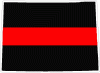State of Colorado Thin Red Line Decal