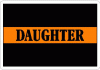 Orange Line Daughter Fugitive Recovery Decal