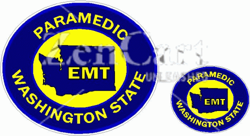 Paramedic Washington State Decal