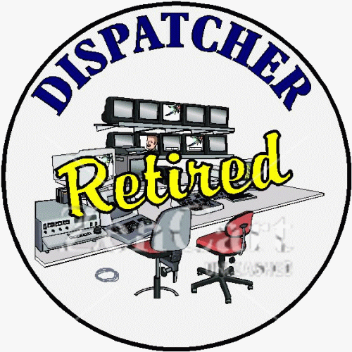 Dispatcher Retired Decal