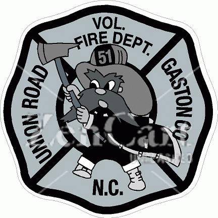 Union Road Vol. Fire Dept Subdued Decal