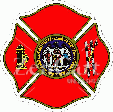 Maltese Cross Maryland State Seal Decal