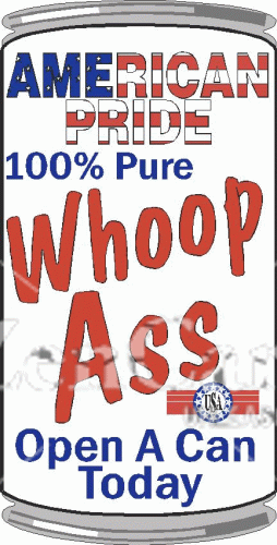 A Can Of American Pride Whoop Ass Decal
