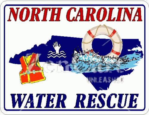 North Carolina Water Rescue Decal